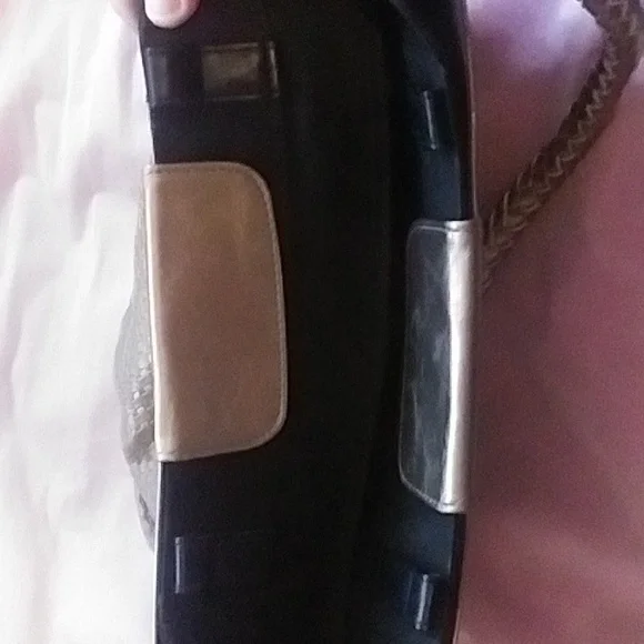 Miche demi base  golden bronze shell leopard shell long crossbody strap+braided - Picture 11 of 16